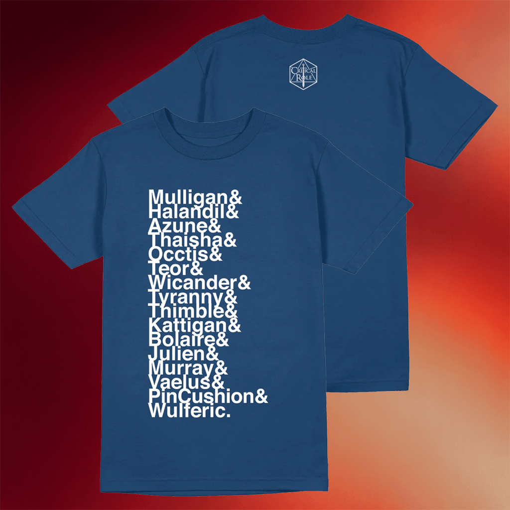 Critical Role Merch 2026 Critical Role Campaign 4 Roll Call T-Shirt Gifts For Reality Fans - Merchluma