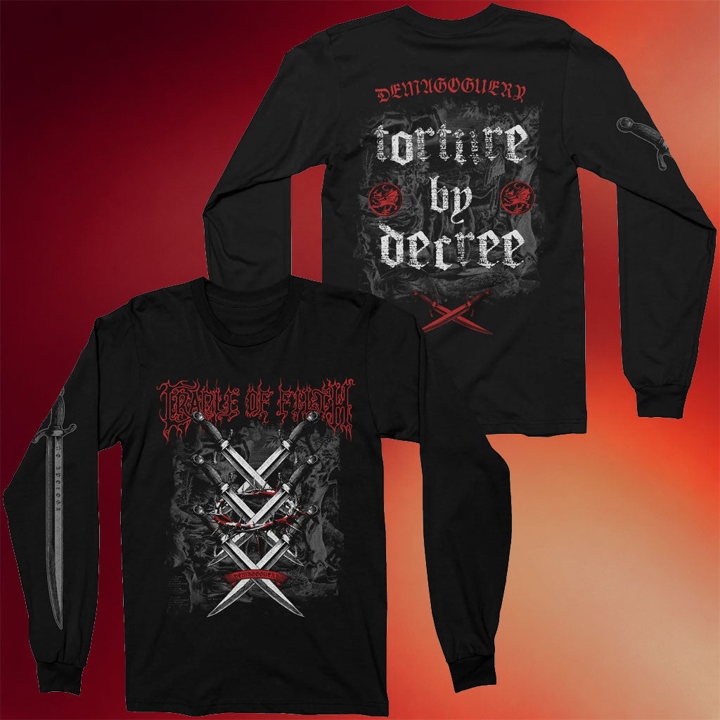Cradle Of Filth Merch 2026 Demagoguery Long Sleeve Shirt Present For Brothers - Merchluma