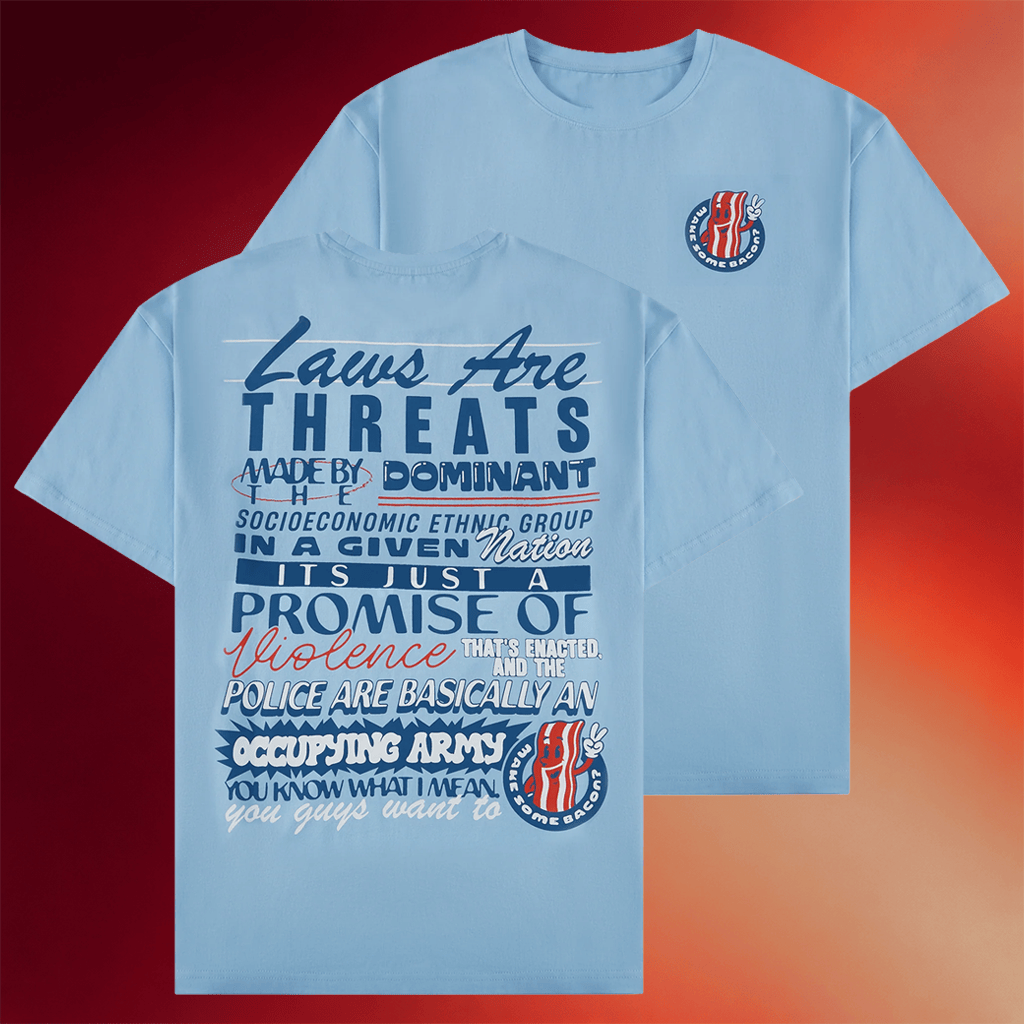 Dropout TV Merch Laws Are Threats T-Shirt Birthday Gift For Son In Law - Merchluma