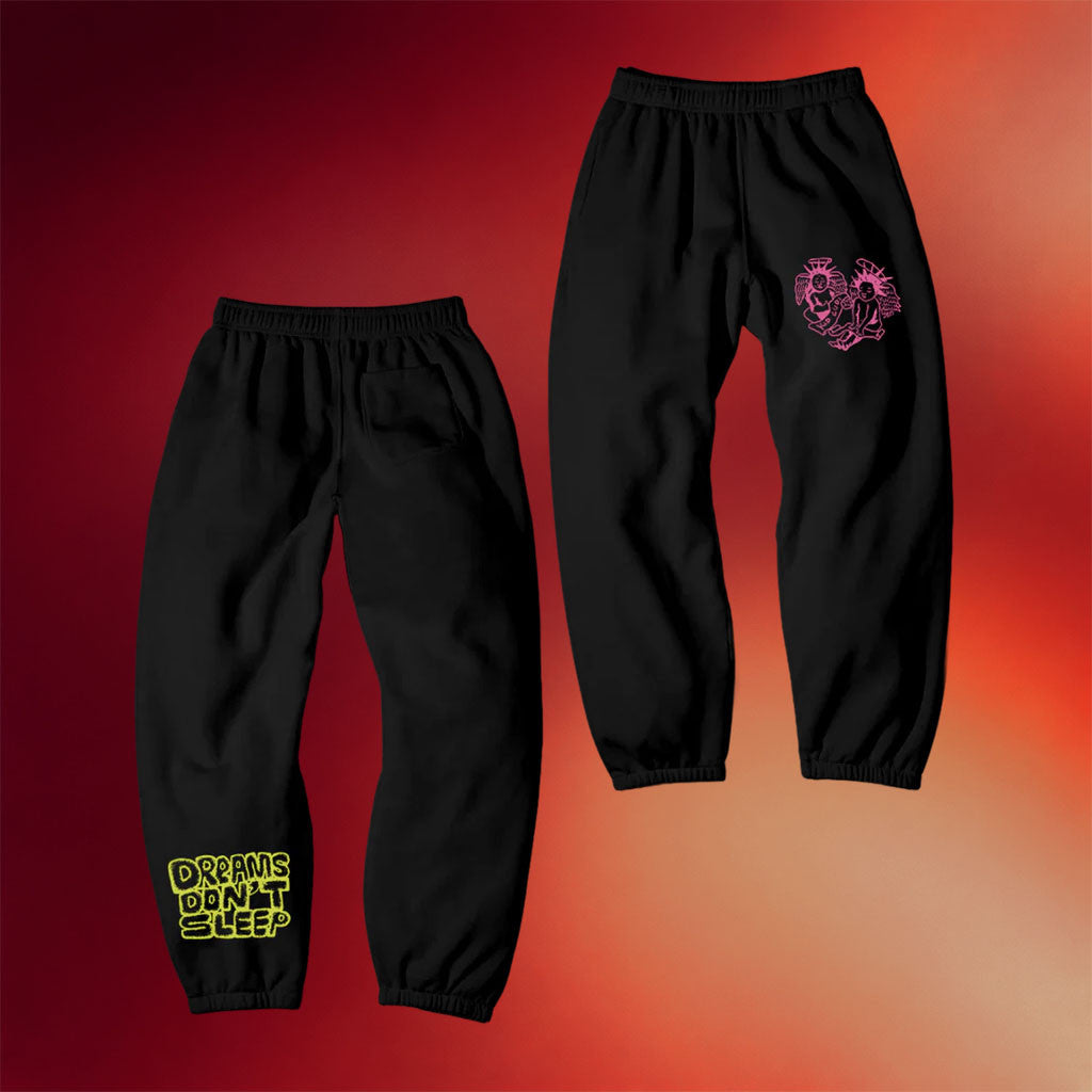 Kid Cudi Merch 2026 Rebel Ragers Dreams Don't Sleep Sweatpants Gift For Rapper Fans - Merchluma