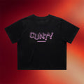 Lambrini Girls Merch 2026 Cunty Crop Top Black Music Lover Gift Ideas For Her - Merchluma