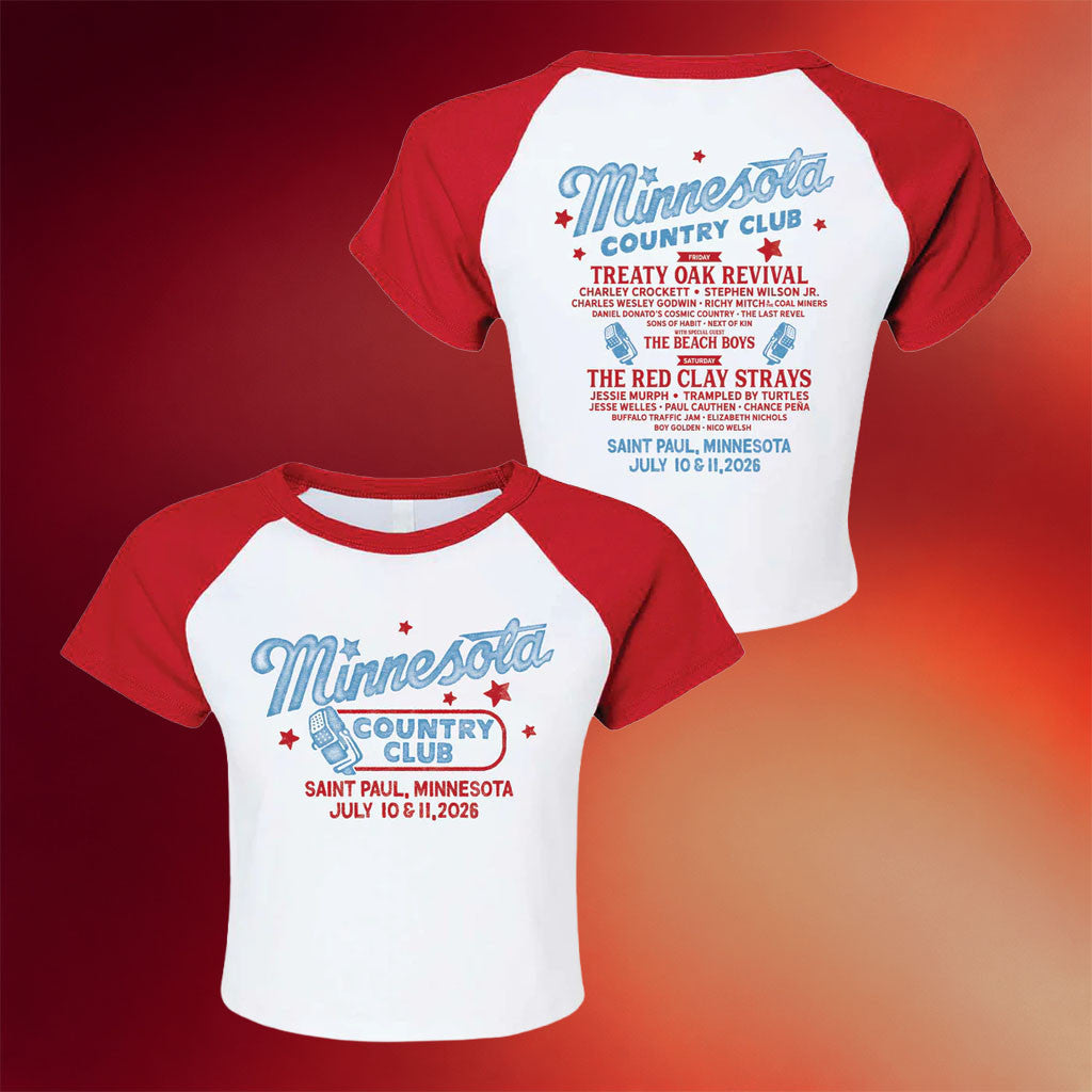 Minnesota Country Club Merch 2026 Star Lineup Baby Tee Birthday Gift Ideas For Sisters - Merchluma