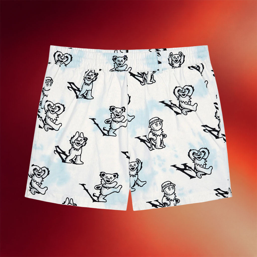 Malbon Merch 2026 Grateful Dead Scooter Alphabet Shorts Birthday Gift Ideas For Him - Merchluma