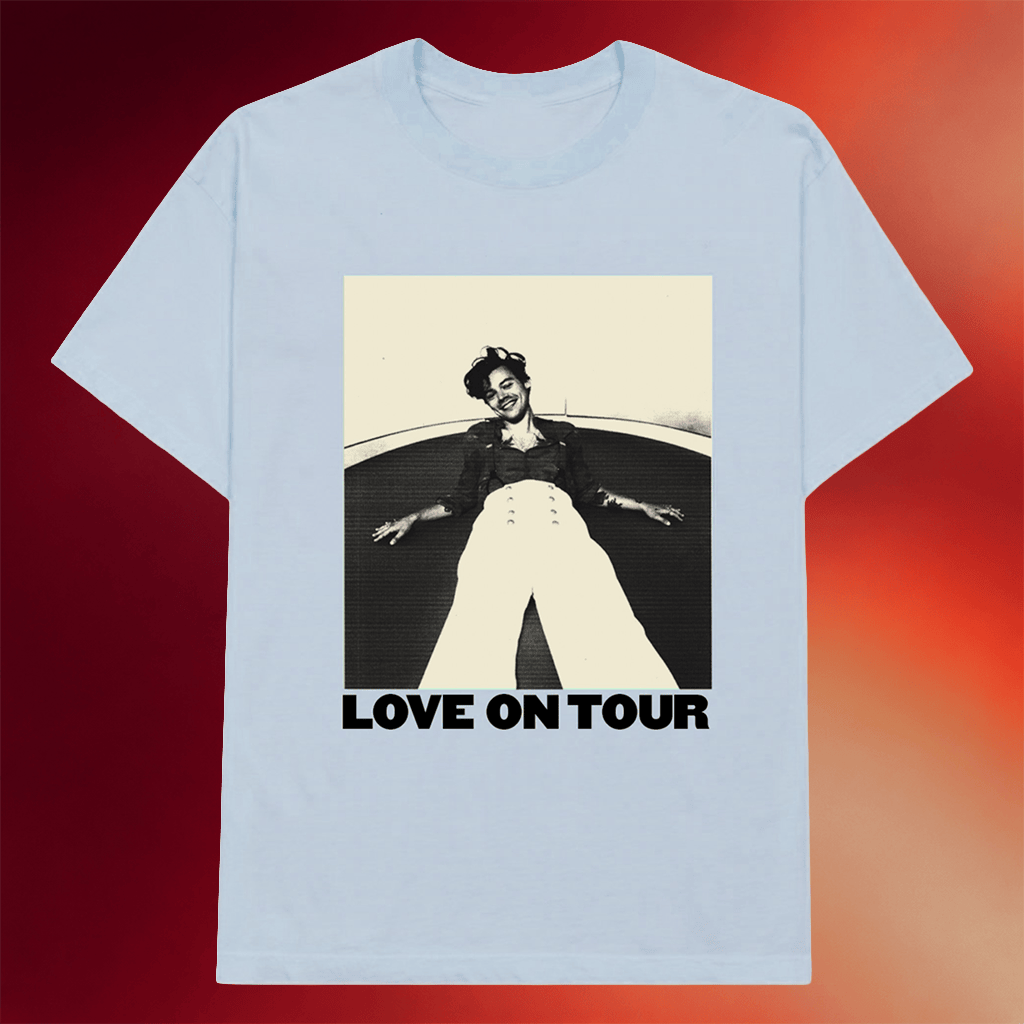 Harry Styles Merch Harry Styles Smile Love On Tour T-Shirt Gifts For Music Enthusiasts - Merchluma