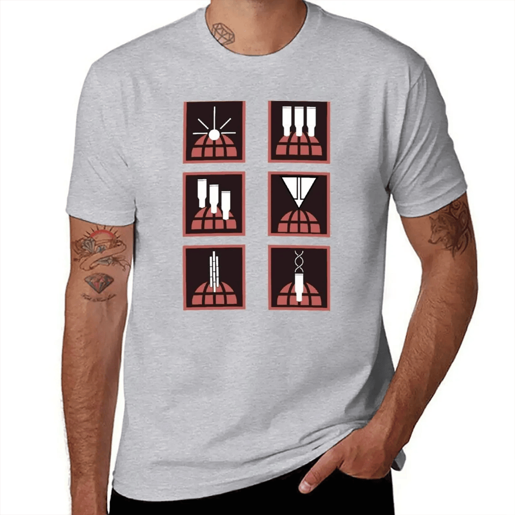 Helldivers Merch 2026 Orbital Stratagems Icons T-Shirt Gifts For The Game Lover - Merchluma