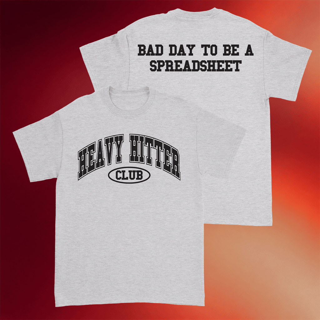 Davis Clarke Merch 2026 Bad Day To Be A Spreadsheet T-Shirt Gifts Ideas For Friends - Merchluma