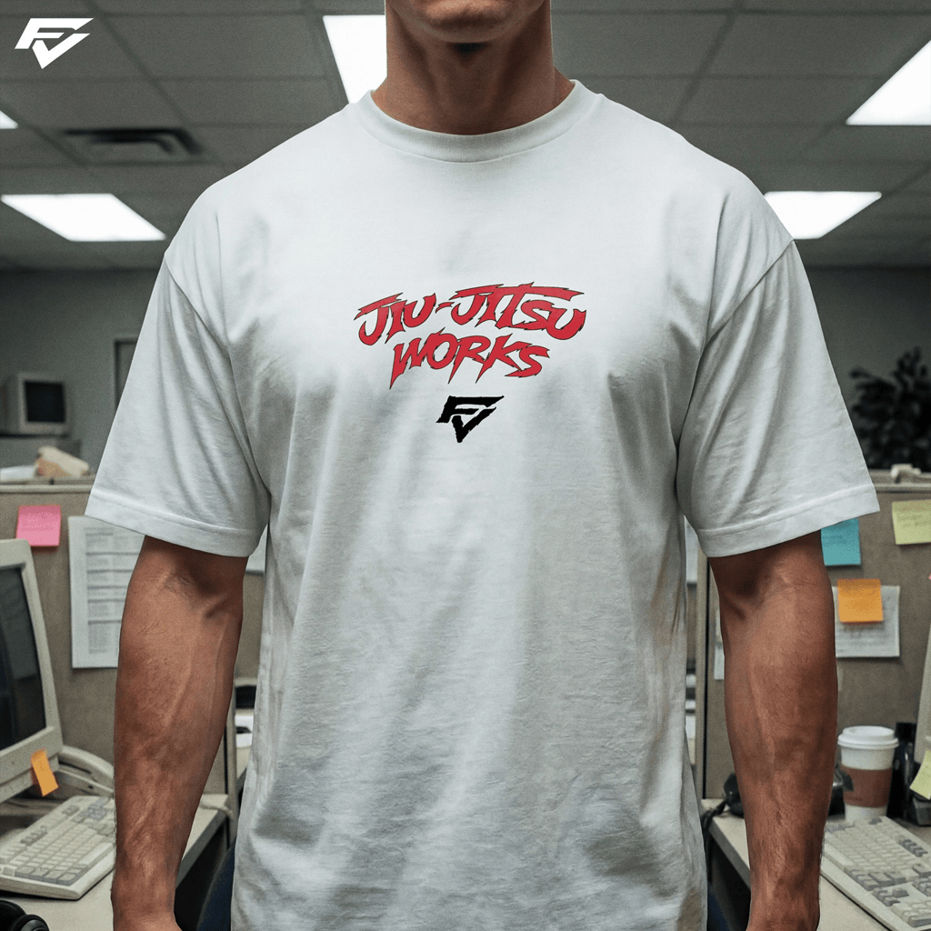 Full Violence Merch 2026 Jiu Jitsu Works T-Shirt Good Father's Day Presents - Merchluma