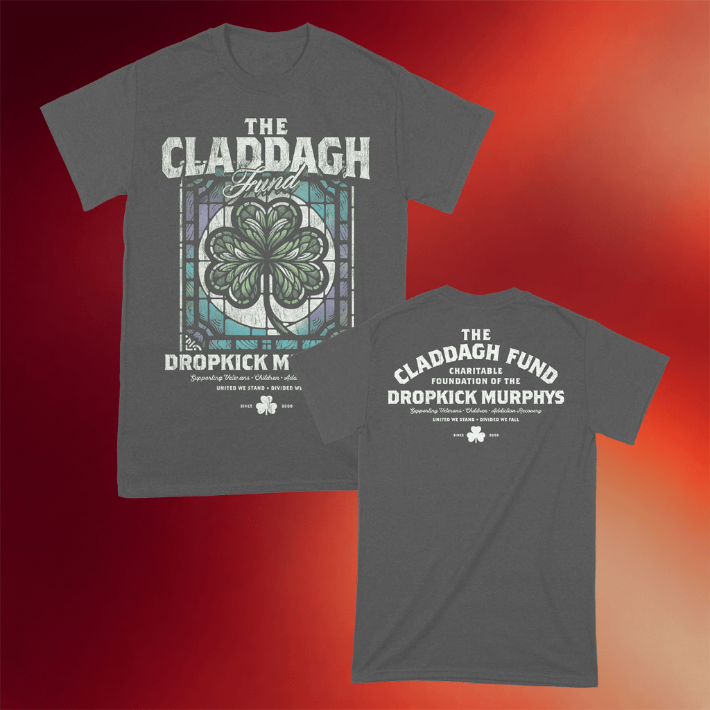 Dropkick Murphys Merch 2026 Stained Clover T-Shirt The Claddagh Fund Shirt Gifts For Fans - Merchluma