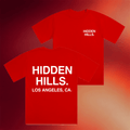 Hidden Hills Club Merch Hidden Hills Los Angeles CA T-Shirt Red Best Gifts For Brother - Merchluma