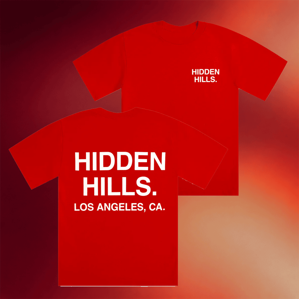 Hidden Hills Club Merch Hidden Hills Los Angeles CA T-Shirt Red Best Gifts For Brother - Merchluma