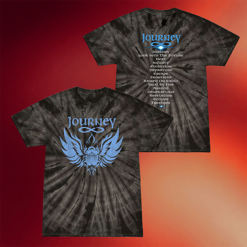 Journey Music Merch 2026 Albums Tie Dye Shirt Gift Ideas For Rock Music Lovers - Merchluma