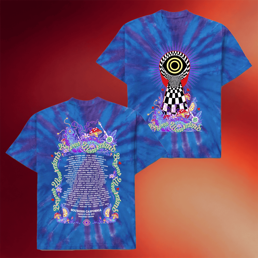 Insomniac Merch 2026 Entrance Tie Dye T-Shirt Beyond Wonderland Shirt Gift Ideas For BFF - Merchluma