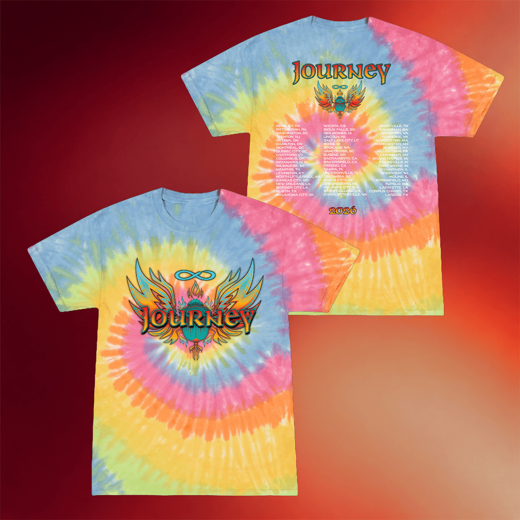 Journey Music Merch 2026 Journey Tour Tie Dye Shirt Gifts For Rock Music Lovers - Merchluma