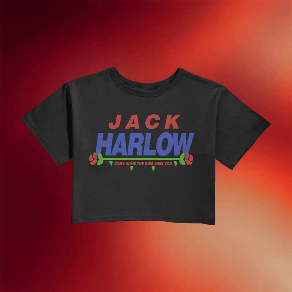 Jack Harlow Merch 2026 Rose Crop Top Come Home The Kids Miss You Shirts Gifts For Her - Merchluma