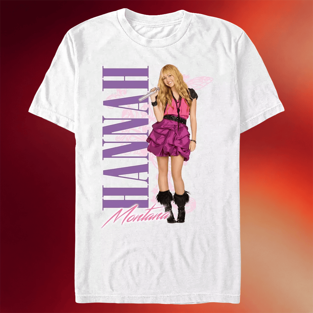 Hannah Montana Merch 2026 D Channel Hannah Montana On Tour T-Shirt Gifts For Besties - Merchluma