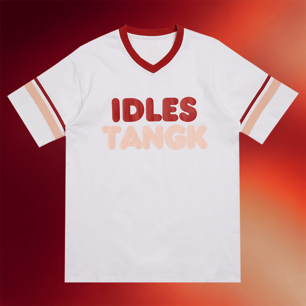 Idles Merch 2026 TANGK V-Neck Shirt Idles Shirts Cool Gifts For Sisters - Merchluma