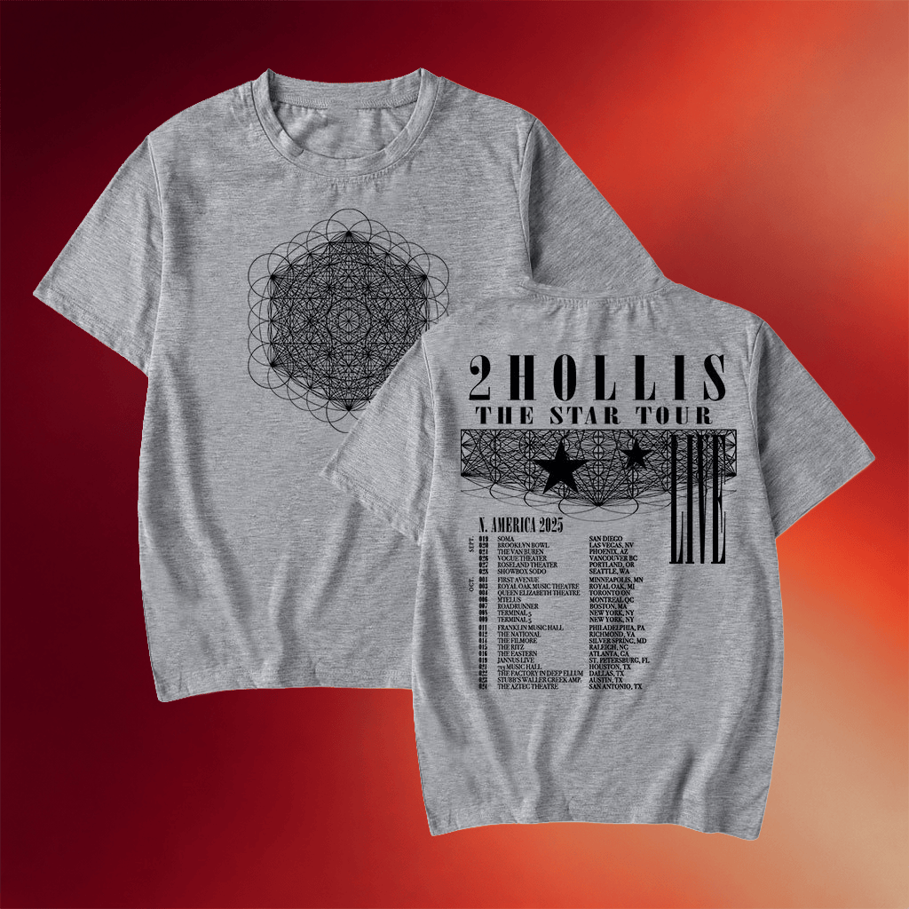 2Hollis Merch The Star Tour T-Shirt 2Hollis Shirt Gifts For Rap Music Lovers - Merchluma