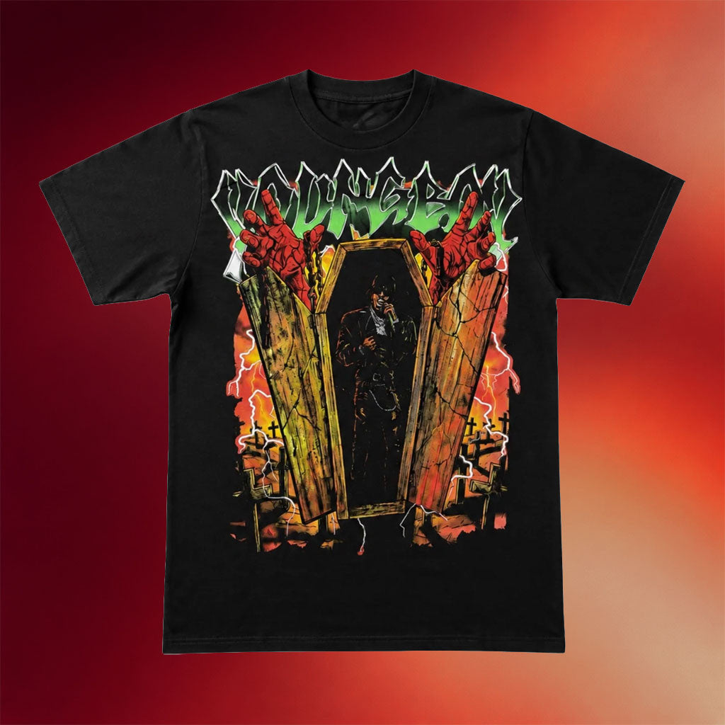 YoungBoy Never Broke Again Merch 2026 Coffin T-Shirt NBA YoungBoy Merch Gift For Rapper Fans - Merchluma