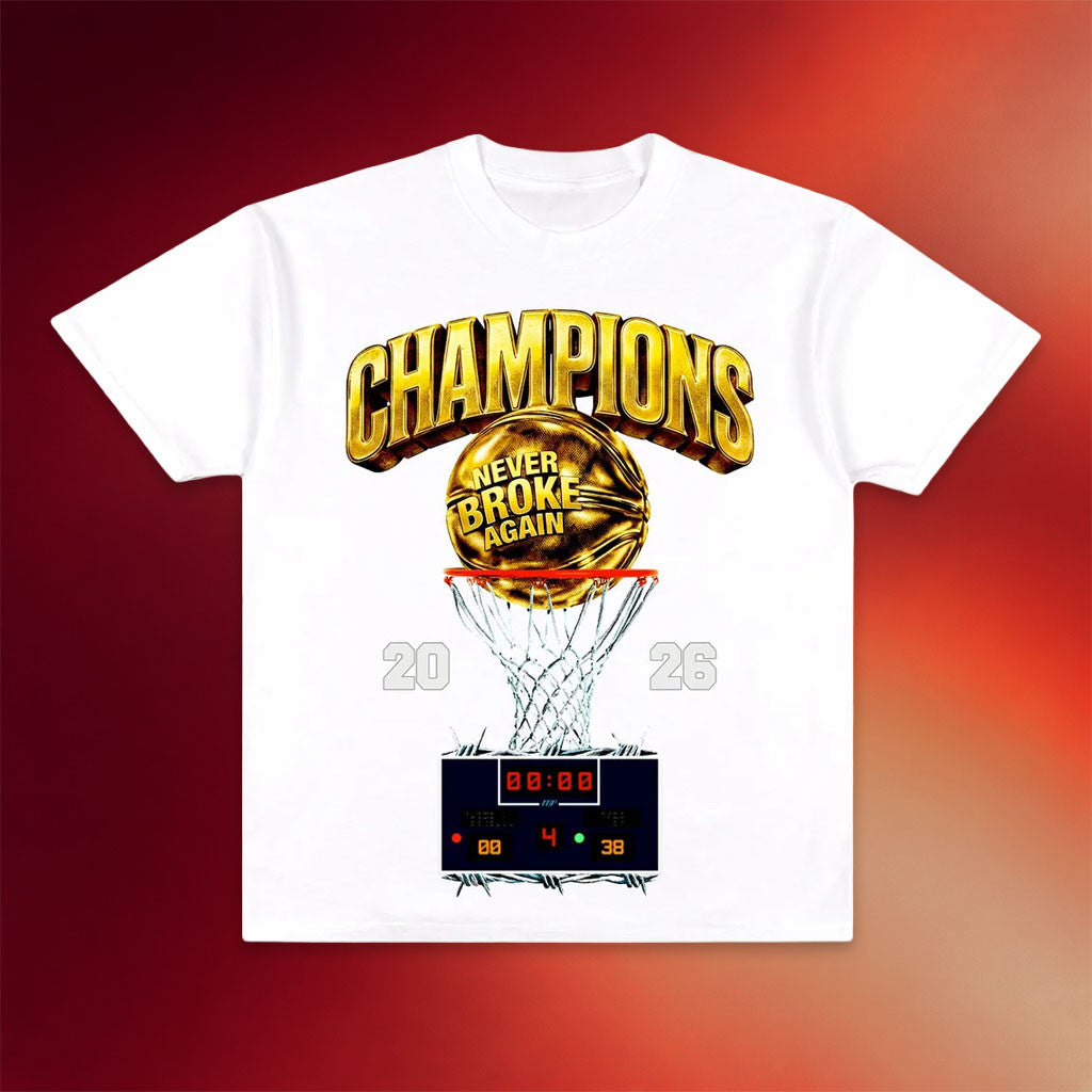 YoungBoy Never Broke Again Merch 2026 Champions T-Shirt NBA YoungBoy Merch Gift For Fans - Merchluma