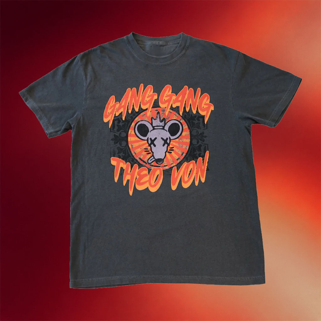 Theo Von Merch 2026 Rat Con T-Shirt Gang Gang Theo Von Shirt Present For Comedy Fans - Merchluma