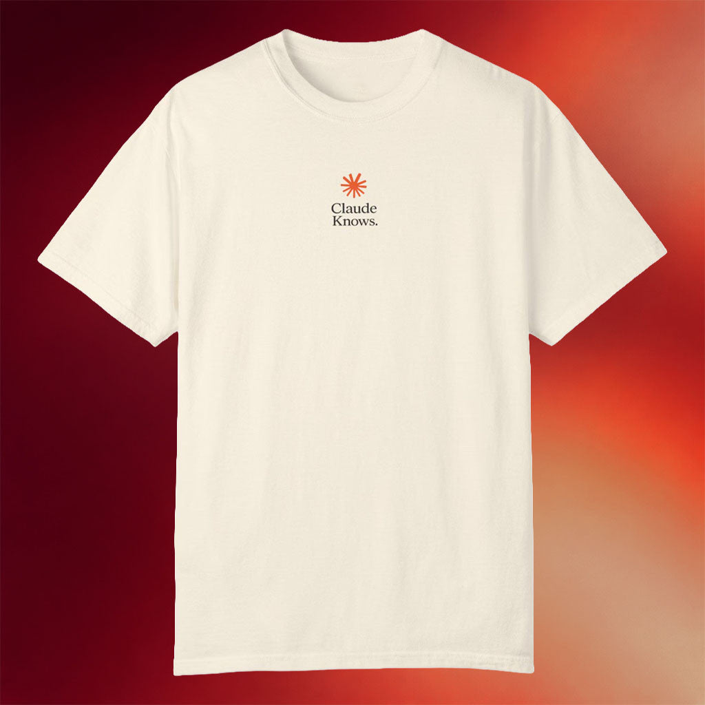 Claude Merch 2026 Claude Knows T-Shirt AI Developer Shirt Programmer Gift For Brothers - Merchluma