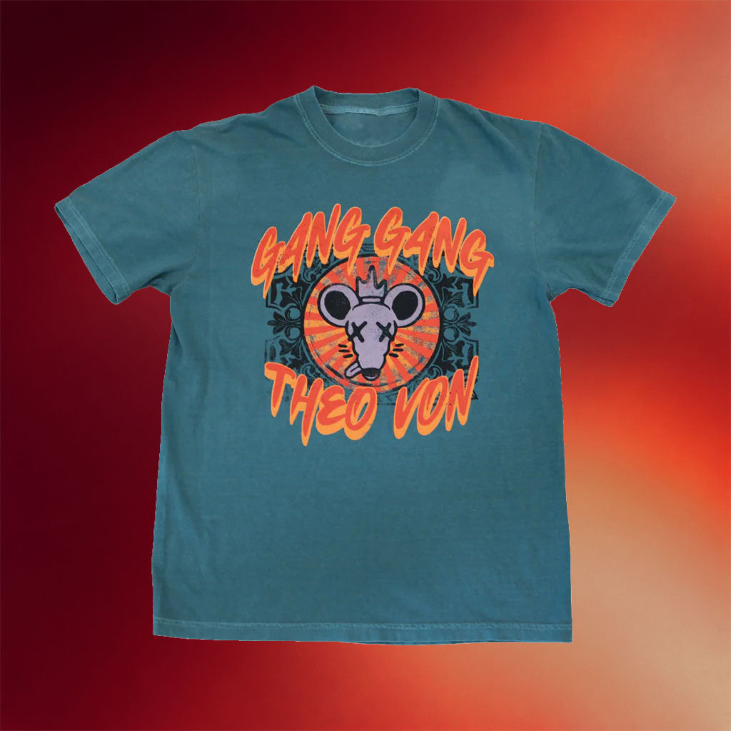 Theo Von Merch 2026 Rat Con T-Shirt Gang Gang Theo Von Shirt Gift Ideas For Friends - Merchluma