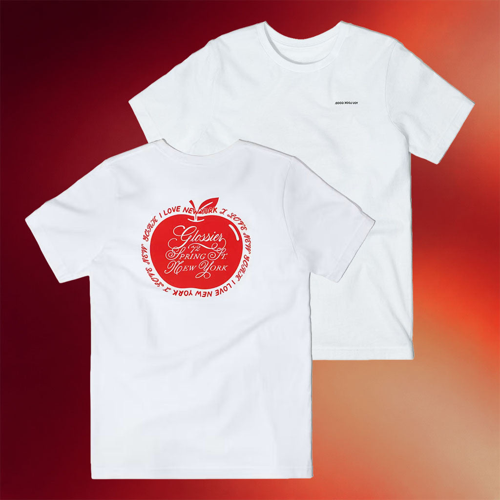 Glossier Merch 2026 Big Apple T-Shirt I Love New York Shirt Present For Friends - Merchluma