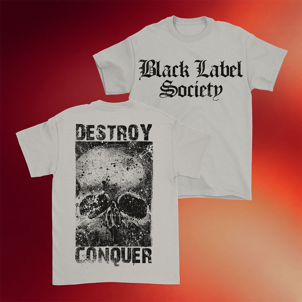 Black Label Society Merch 2026 Destroy And Conquer Summer T-Shirt Presents For Music Lovers - Merchluma