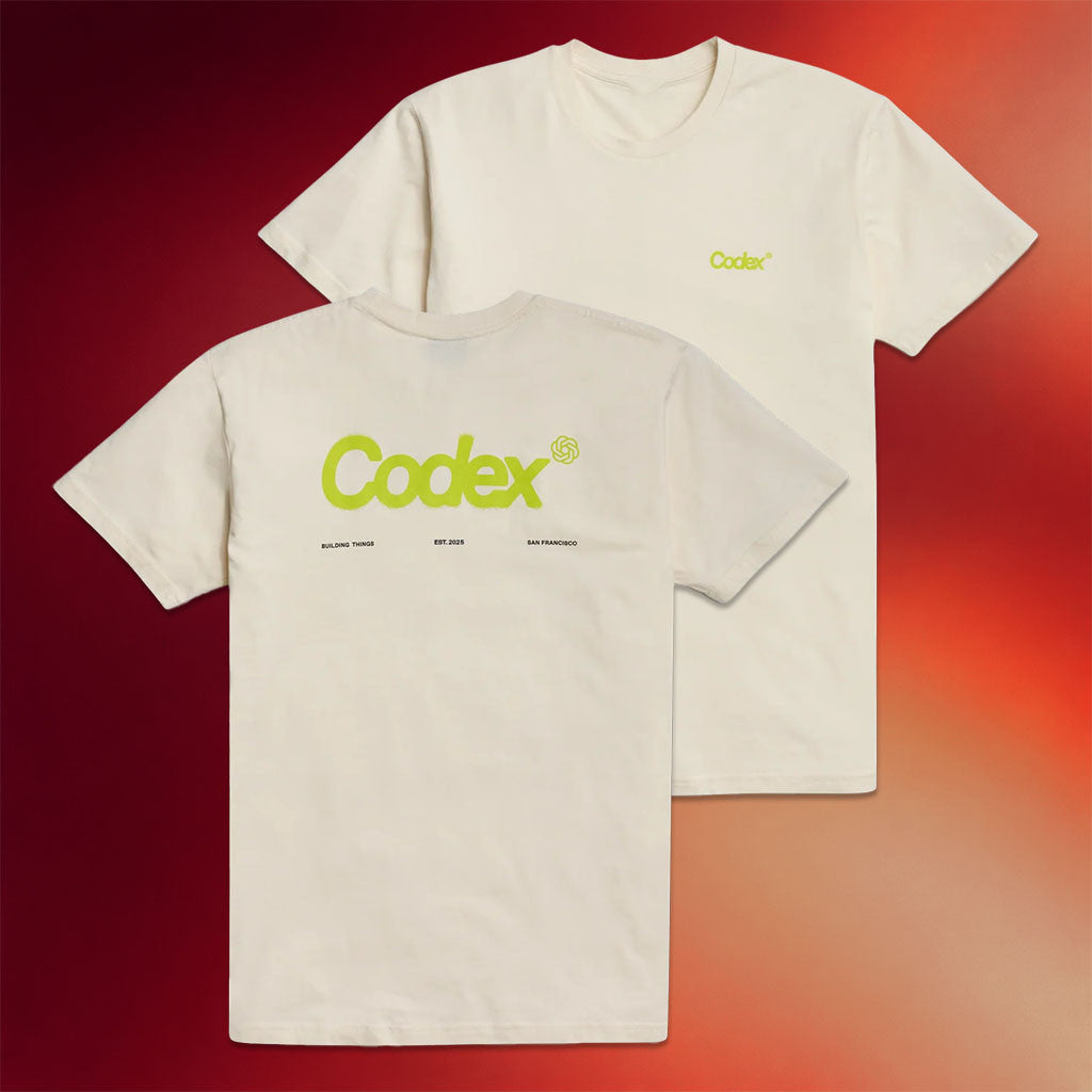OpenAI Merch 2026 Codex T-Shirt Programmer Shirt Geeky Gifts Ideas For Friends - Merchluma