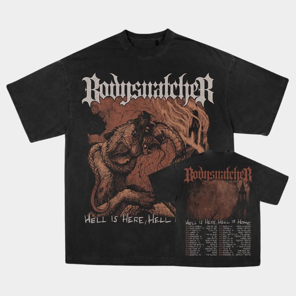 Bodysnatcher Merch 2026 Hell Is Here Tour T-Shirt Bodysnatcher Band Shirt Gift For Fans - Merchluma