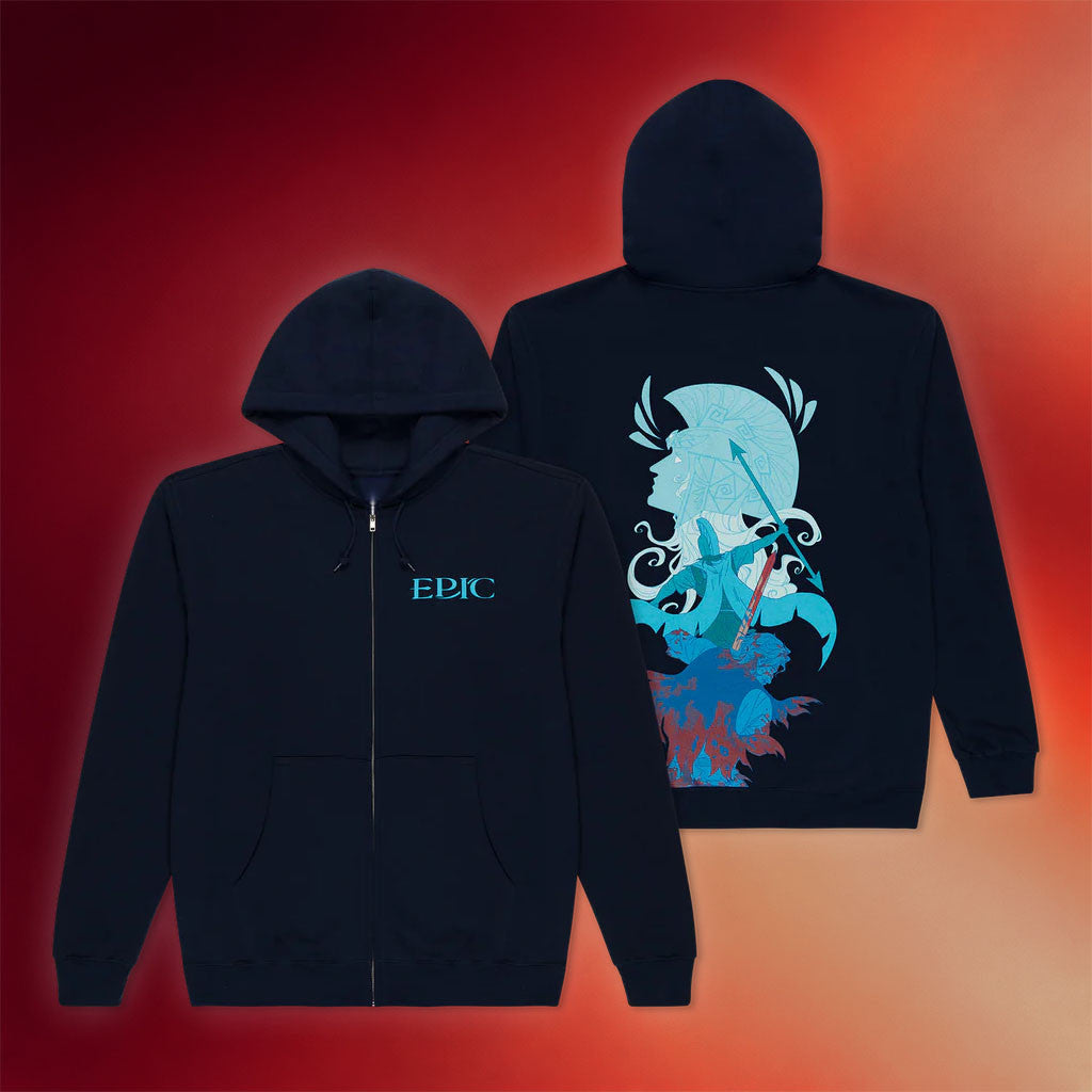 Epic The Musical Merch 2026 Warrior Of The Mind Zip Hoodie Present For Brothers - Merchluma