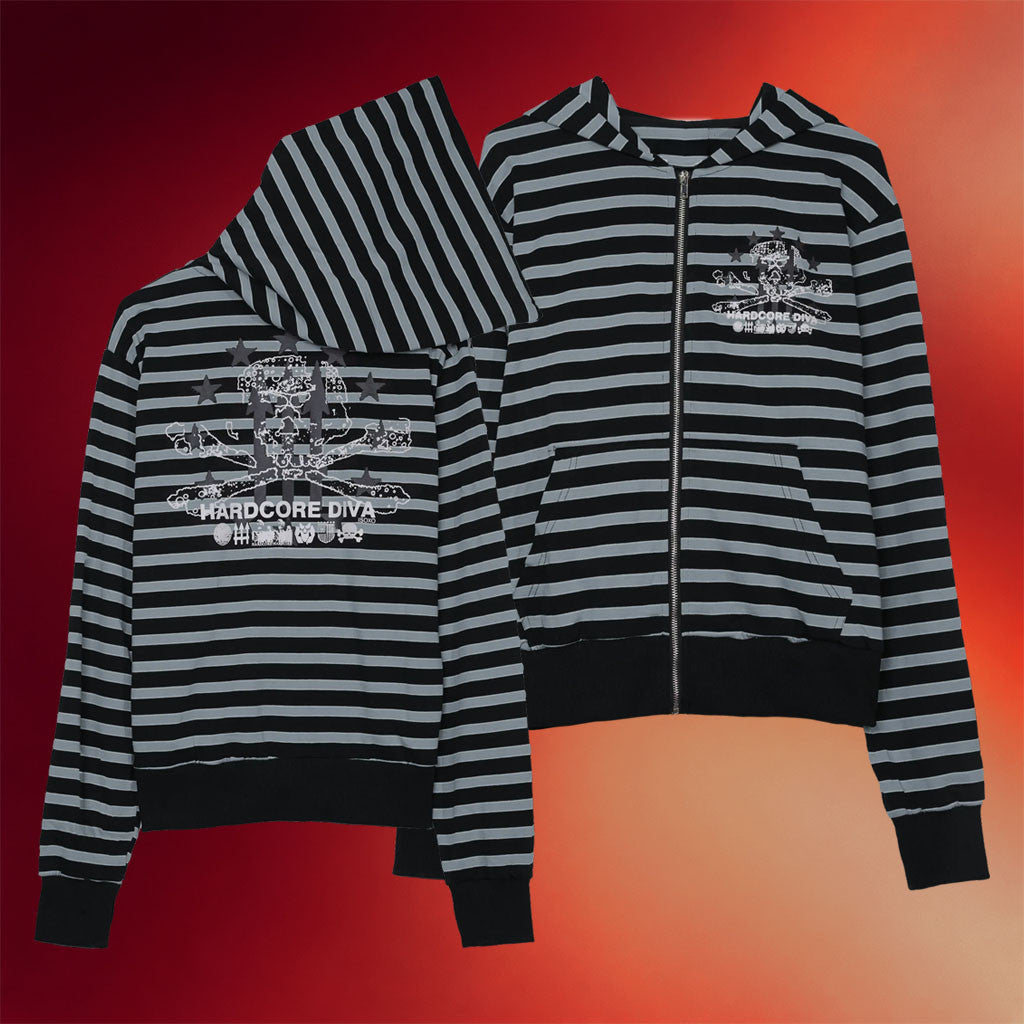 ISOxo Merch 2026 HCD Wizard Zip Hoodie Hardcore Diva Merch Cool Gifts For Music Lovers - Merchluma