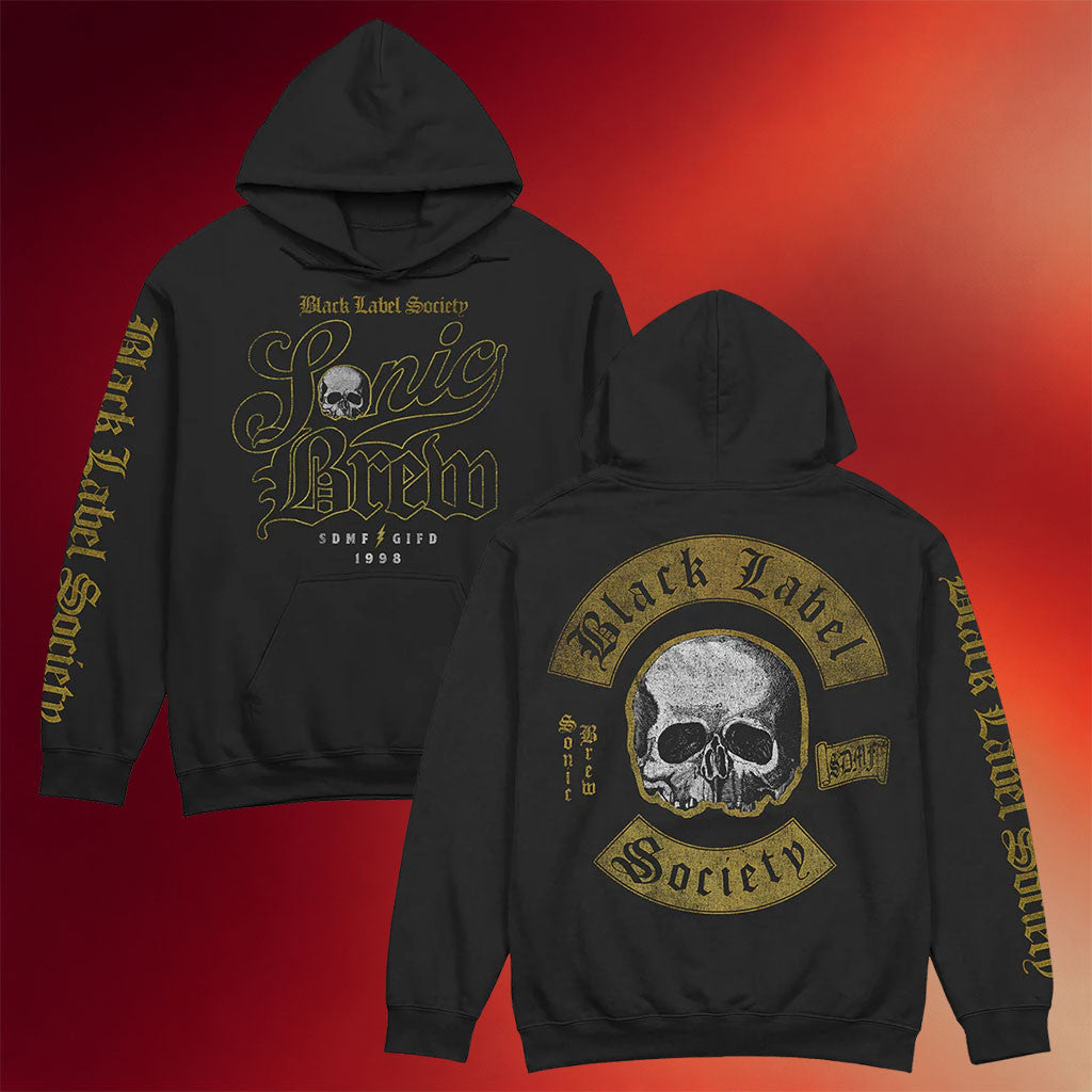 Black Label Society Merch 2026 Sonic Brew Hoodie Music Related Gifts For Guys - Merchluma