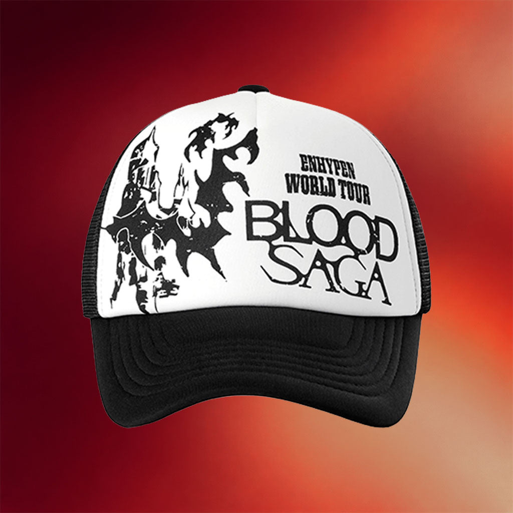 Enhypen Blood Saga Merch 2026 Enhypen World Tour Blood Saga Trucker Hat Enhypen Tour Merch - Merchluma