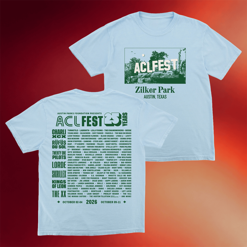 ACL Music Festival Merch 2026 Rock Island Lineup T-Shirt ACL Fest Shirt Music Fan Gifts - Merchluma