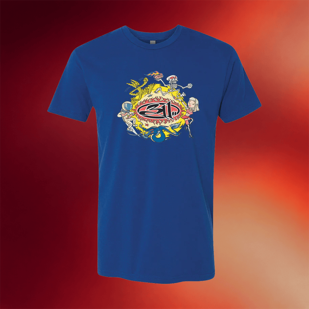 311 Merch 2026 Burning Fireball T-Shirt Gift Ideas For Rock Music Lovers - Merchluma