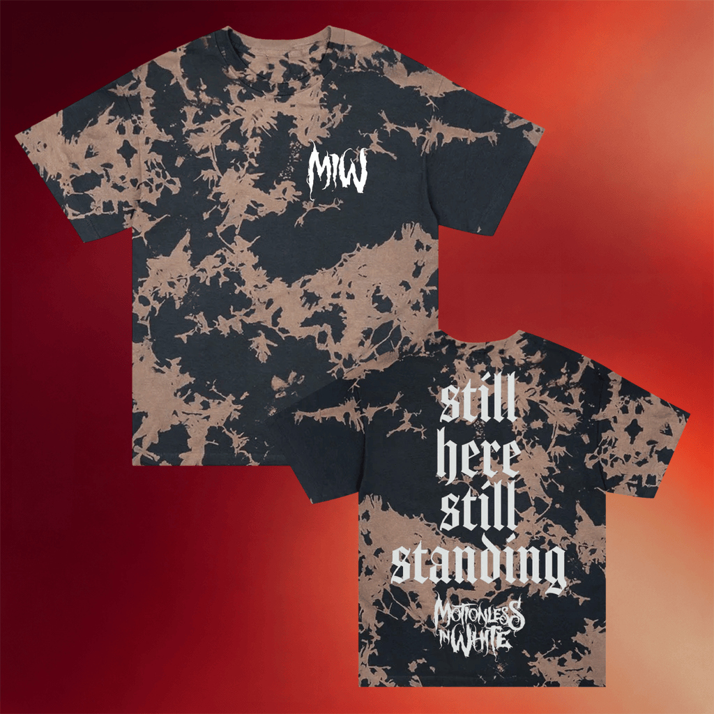 Motionless In White Merch Still Here Still Standing Tie Dye T-Shirt Gifts For Music Fans - Merchluma
