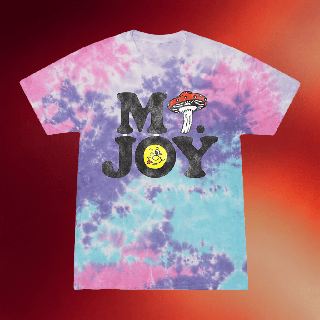 Mt Joy Merch 2026 Mushroom Tie Dye T-Shirt Gift Ideas For Rock Music Lovers - Merchluma