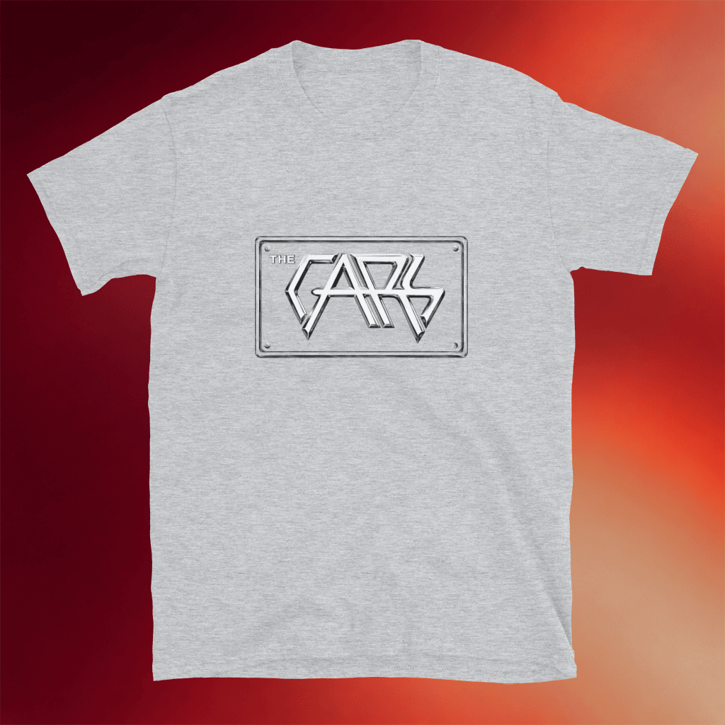 Manhead Merch 2026 The Cars Grey License Plate T-Shirt Gifts For Band Fans - Merchluma