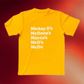 McDonalds Merch 2026 Mickey D's Nickname T-Shirt Unique Father's Day Gifts - Merchluma