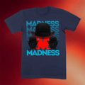 Madness Merch Bowler Hat T-Shirt Navy Gift Ideas For Pop Band Fans - Merchluma