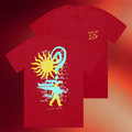 Louis Tomlinson Merch 2026 How Did We Get Here UK EU Tour T-Shirt Red Gifts For Fans - Merchluma