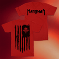 Manowar Merch 2026 Sign Of The Hammer Stripes T-Shirt Presents For Music Lovers - Merchluma