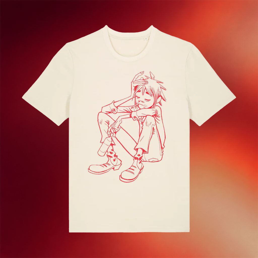 Gorillaz Merch 2026 2D Line Drawing T-Shirt Music Lover Gifts For Him - Merchluma