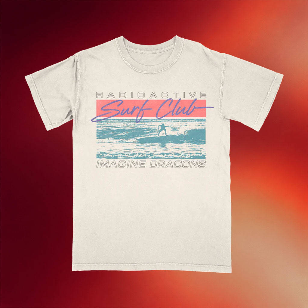 Imagine Dragons Merch 2026 Radioactive Surf Club T-Shirt Cool Gifts For Music Lovers - Merchluma
