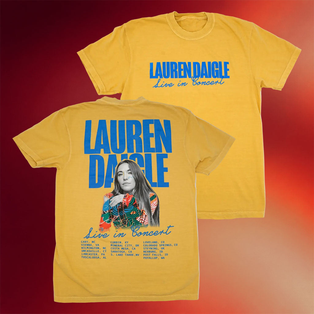 Lauren Daigle Merch 2026 Tour T-Shirt Lauren Daigle Live In Concert Shirt Gift For Music Fans - Merchluma