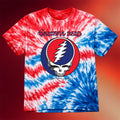 Grateful Dead Merch 2026 Steal Your Face Album Tie Dye T-Shirt Cool Gifts For Rock Lovers - Merchluma