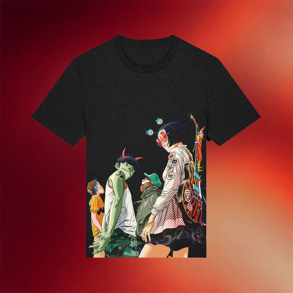 Gorillaz Merch 2026 Tottenham Group Shot T-Shirt Best Gifts For Music Lovers - Merchluma