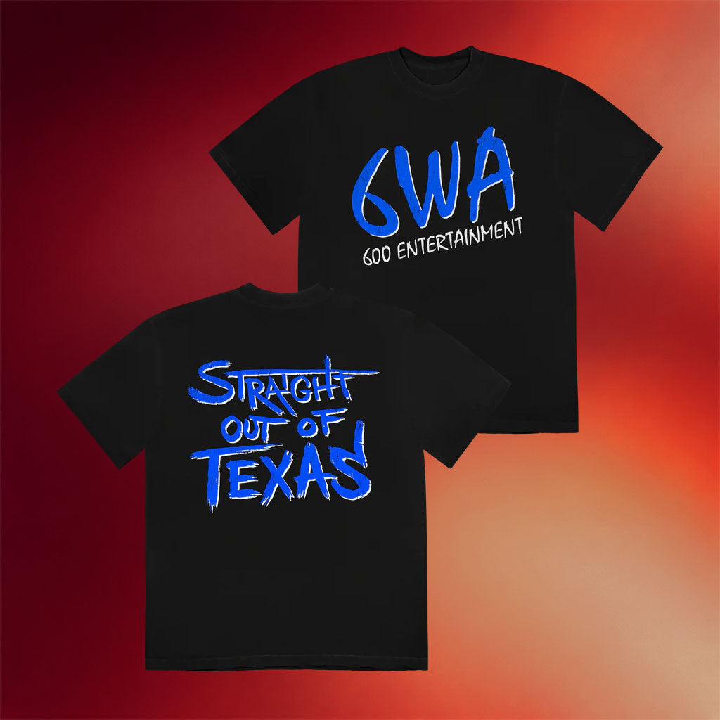 BigXthaPlug Merch 2026 6WA Logo T-Shirt Straight Out Of Texas Shirt Gift For Rapper Fans - Merchluma