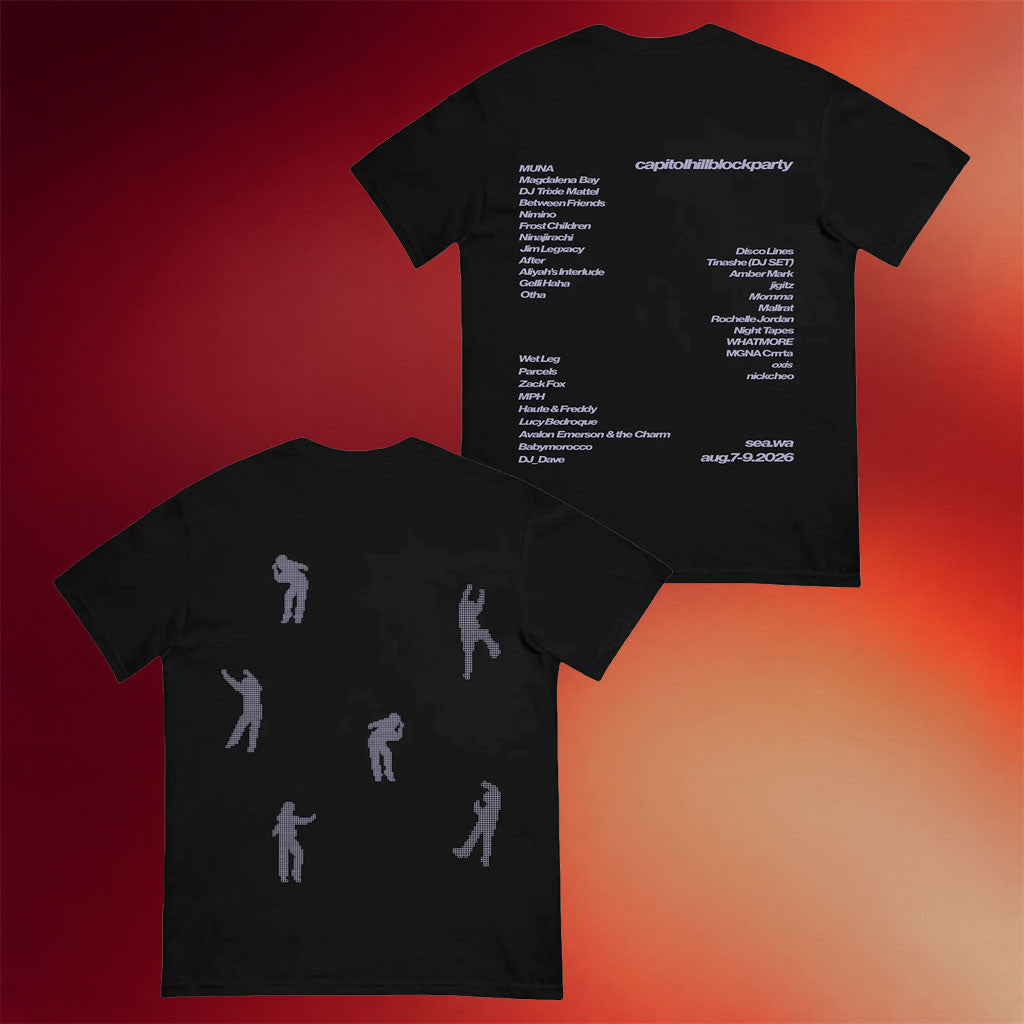 Capitol Hill Block Party Merch 2026 Black T-Shirt Music Concert Outfits Gift For Fans - Merchluma